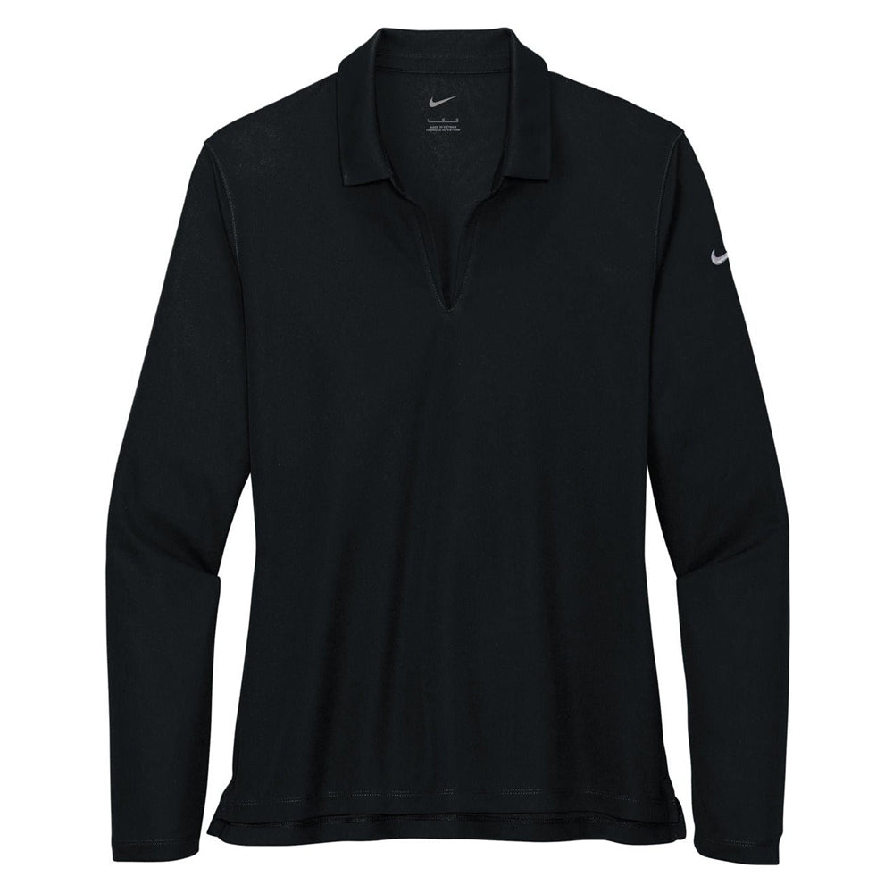 Nike Ladies Dri-FIT Micro Pique 2.0 Long Sleeve Polo