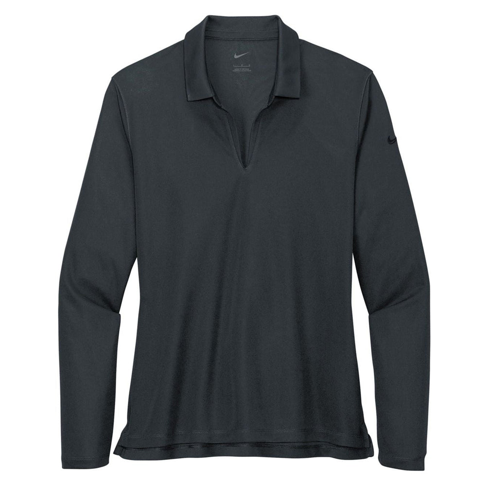 Nike Ladies Dri-FIT Micro Pique 2.0 Long Sleeve Polo